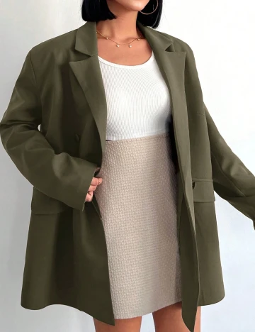 Sacou Oversize SHEIN, verde