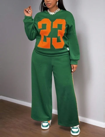 Compleu SHEIN CURVE, verde