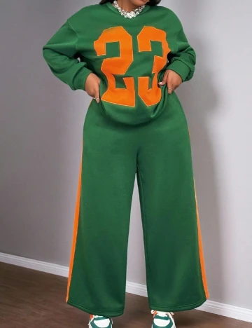 Compleu SHEIN CURVE, verde