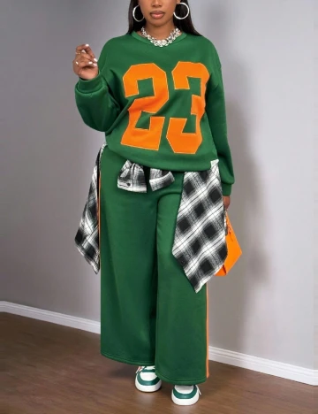 Compleu SHEIN CURVE, verde