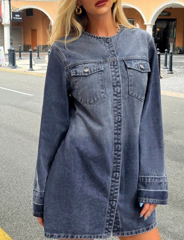 
						Rochie scurta Forever 21, albastru