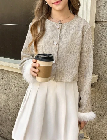 Jacheta Shein Kids, bej