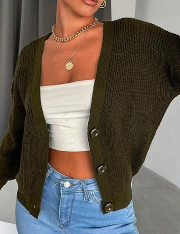 Cardigan SHEIN, verde