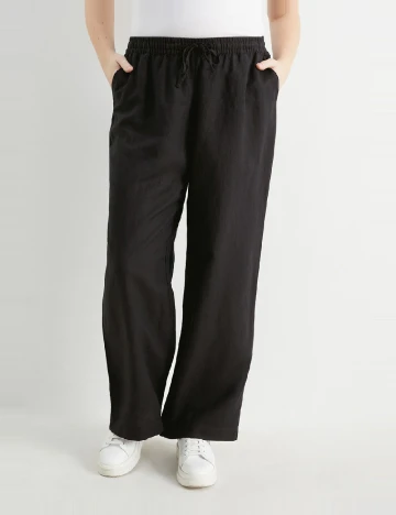 Pantaloni C&A Plus Size, negru