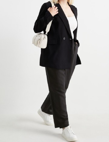 Pantaloni C&A Plus Size, negru