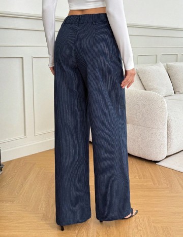 Pantaloni SHEIN, bleumarin