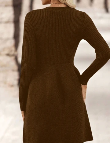 Rochie scurta SHEIN, kaki