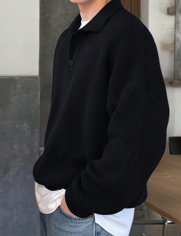 Pulover SHEIN, negru