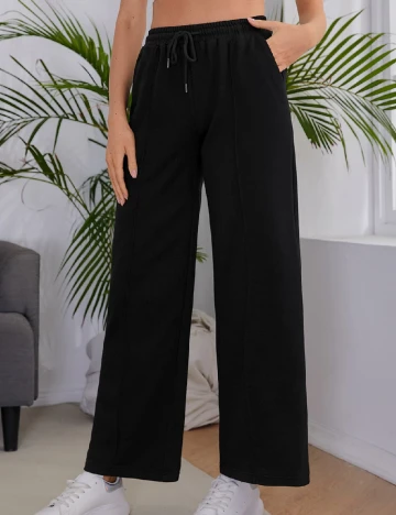 Pantaloni SHEIN, negru