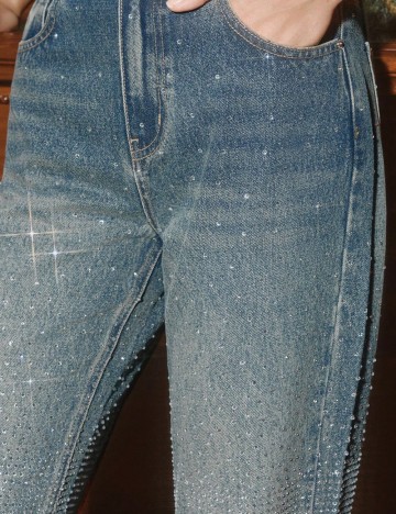 Blugi Anewsta, albastru