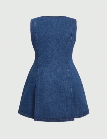 Rochie scurta SHEIN CURVE, albastru