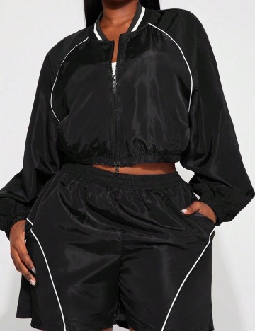 Compleu SHEIN CURVE, negru