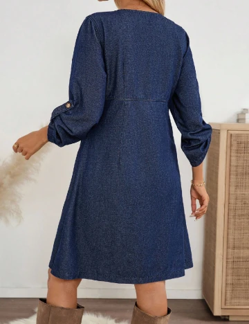 Rochie scurta SHEIN, bleumarin