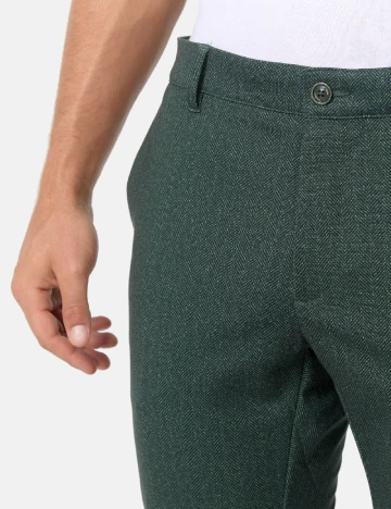 Pantaloni Jeff Urban Tailoring, verde