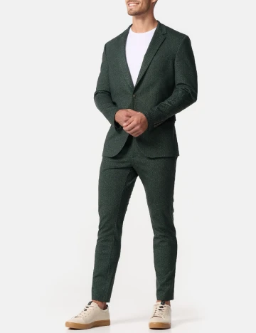 Pantaloni Jeff Urban Tailoring, verde inchis