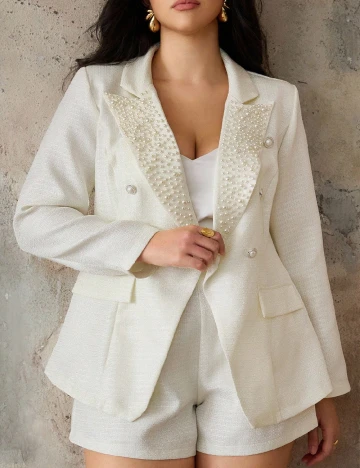 Compleu SHEIN CURVE, ecru