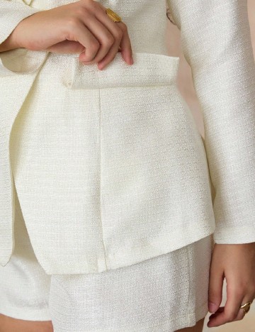 Compleu SHEIN CURVE, ecru