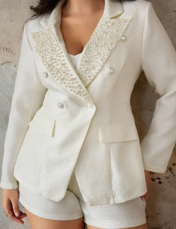 Compleu SHEIN CURVE, ecru