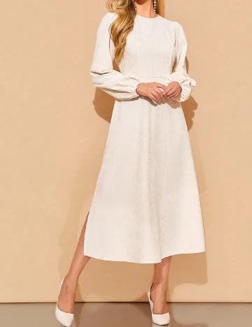 Rochie medie SHEIN, alb