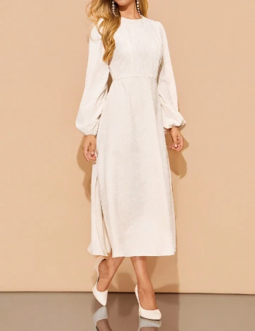 Rochie medie SHEIN, alb