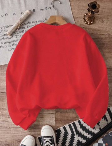 Bluza Shein Kids, rosu