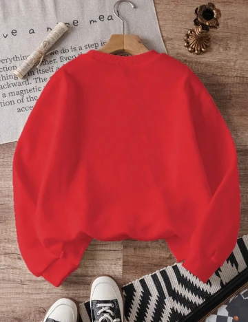 Bluza Shein Kids, rosu