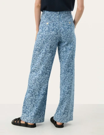 Pantaloni Part Two, albastru