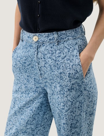 Pantaloni Part Two, albastru