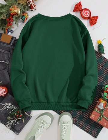 Bluza SHEIN CURVE, verde