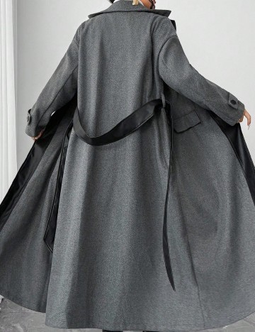 Palton SHEIN CURVE, gri