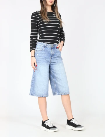 Pantaloni trei sferturi C&A, albastru