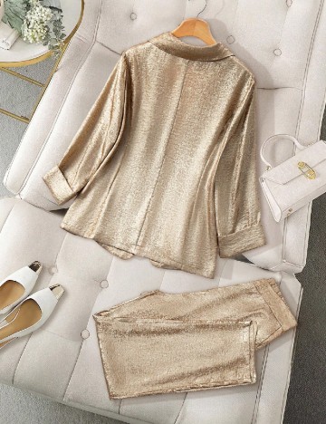 Compleu SHEIN CURVE, auriu