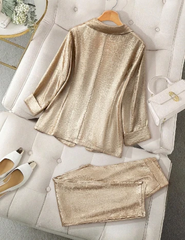 Compleu SHEIN CURVE, auriu