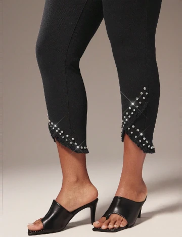 Blugi SHEIN CURVE, negru