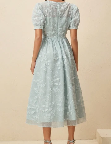 Rochie medie Anewsta, turcoaz