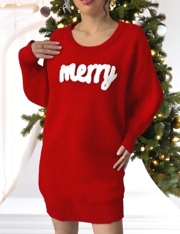 Rochie scurta SHEIN, rosu