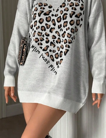 Bluza Oversize SHEIN, gri