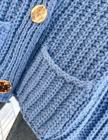 Cardigan SHEIN, albastru