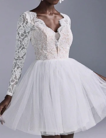 Rochie scurta SHEIN, alb