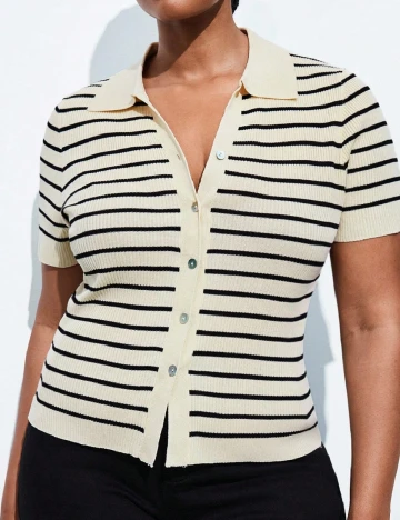 Bluza SHEIN CURVE, crem