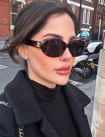 
						Ochelari de soare SHEIN, animal print