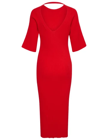 Rochie medie Saint Tropez, rosu