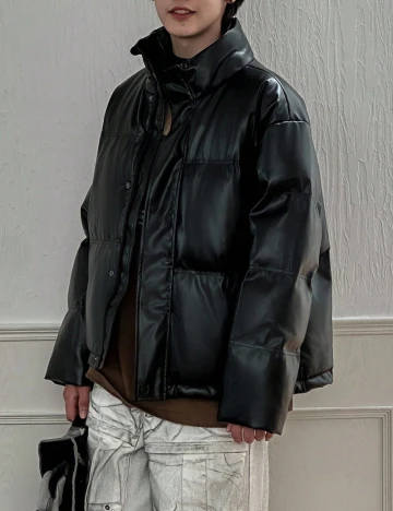 Geaca Shein Kids, negru