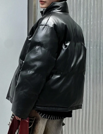 Geaca Shein Kids, negru