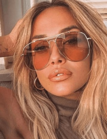 
						Ochelari de soare SHEIN, maro