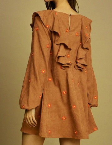 Rochie scurta SHEIN, maro