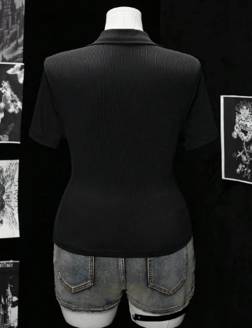 Tricou SHEIN CURVE, negru