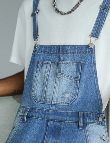 Salopeta SHEIN, albastru