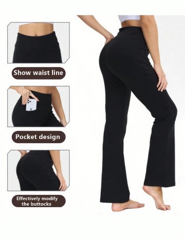 Pantaloni SHEIN, negru