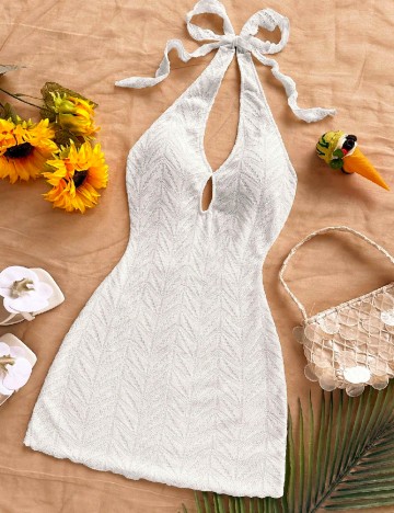 
						Rochie scurta SHEIN, ecru